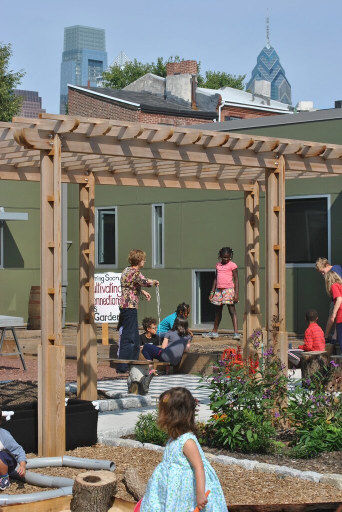Urban Skyline Meets Play-Based Discovery in Outdoor Classroom